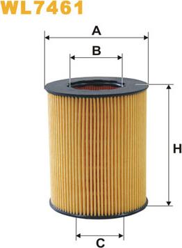 WIX Filters WL7461 - Õlifilter onlydrive.pro