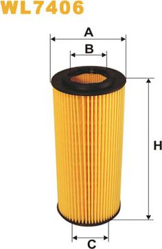 WIX Filters WL7406 - Eļļas filtrs onlydrive.pro