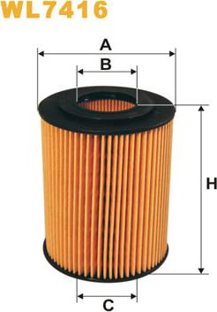 WIX Filters WL7416 - Oil Filter onlydrive.pro