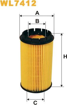 WIX Filters WL7412 - Oil Filter onlydrive.pro