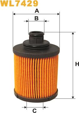 WIX Filters WL7429 - Eļļas filtrs onlydrive.pro