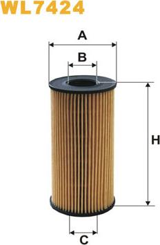 WIX Filters WL7424 - Oil Filter onlydrive.pro