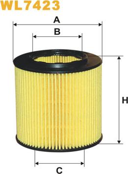 WIX Filters WL7423 - Oil Filter onlydrive.pro