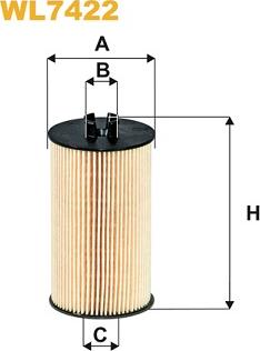 WIX Filters WL7422 - Öljynsuodatin onlydrive.pro