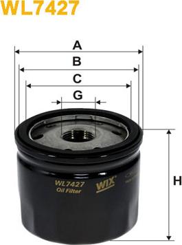 WIX Filters WL7427 - Õlifilter onlydrive.pro