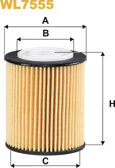WIX Filters WL7555 - Oil Filter onlydrive.pro