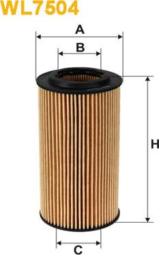 WIX Filters WL7504 - Oil Filter onlydrive.pro