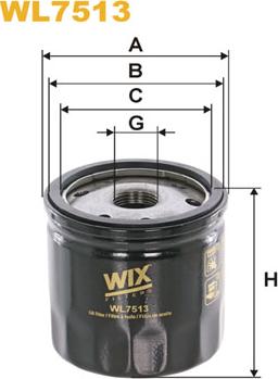 WIX Filters WL7513 - Öljynsuodatin onlydrive.pro