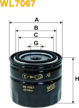WIX Filters WL7067 - Oil Filter onlydrive.pro