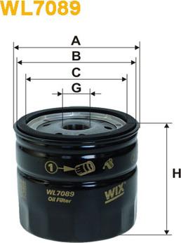 WIX Filters WL7089 - Alyvos filtras onlydrive.pro