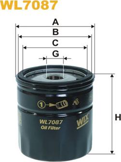 WIX Filters WL7087 - Oil Filter onlydrive.pro