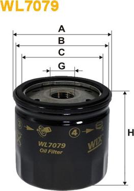 WIX Filters WL7079 - Oil Filter onlydrive.pro