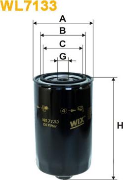 WIX Filters WL7133 - Oil Filter onlydrive.pro