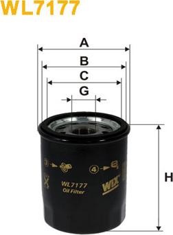 WIX Filters WL7177 - Õlifilter onlydrive.pro