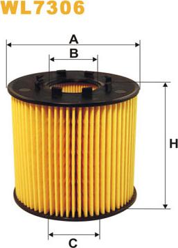 WIX Filters WL7306 - Oil Filter onlydrive.pro
