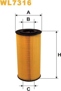 WIX Filters WL7316 - Öljynsuodatin onlydrive.pro