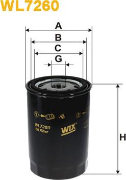 WIX Filters WL7260 - Oil Filter onlydrive.pro