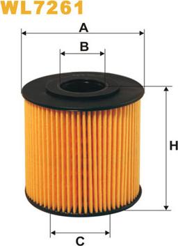 WIX Filters WL7261 - Öljynsuodatin onlydrive.pro