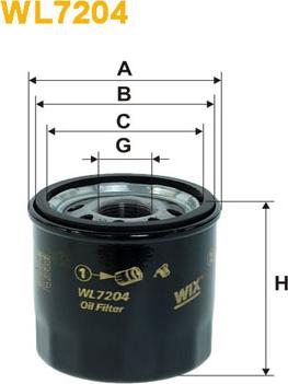 WIX Filters WL7204 - Õlifilter onlydrive.pro