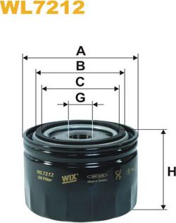 WIX Filters WL7212 - Oil Filter onlydrive.pro