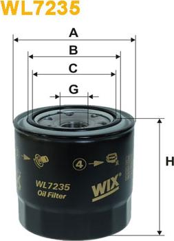 WIX Filters WL7235 - Oil Filter onlydrive.pro