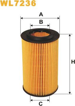 WIX Filters WL7236 - Alyvos filtras onlydrive.pro