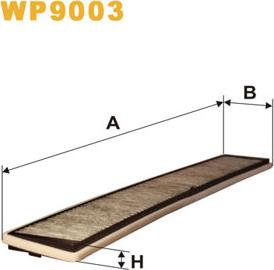 WIX Filters WP9003 - Suodatin, sisäilma onlydrive.pro