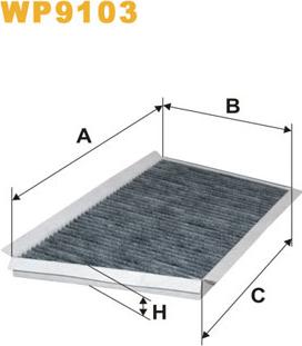 WIX Filters WP9103 - Suodatin, sisäilma onlydrive.pro