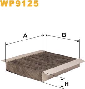 WIX Filters WP9125 - Suodatin, sisäilma onlydrive.pro