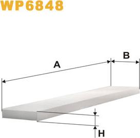 WIX Filters WP6848 - Suodatin, sisäilma onlydrive.pro