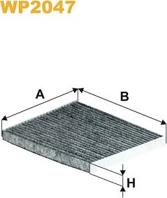 WIX Filters WP2047 - Filter, interior air onlydrive.pro