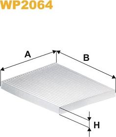 WIX Filters WP2064 - Suodatin, sisäilma onlydrive.pro