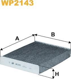 WIX Filters WP2143 - Filter, interior air onlydrive.pro