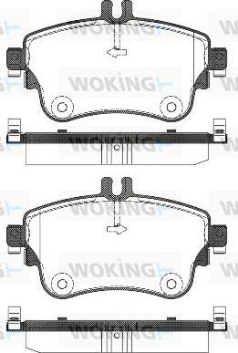 Valeo 302487 - Тормозные колодки, дисковые, комплект onlydrive.pro