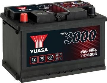 Yuasa YBX3086 - Käynnistysakku onlydrive.pro