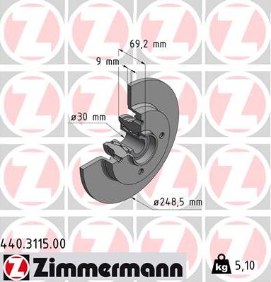 Zimmermann 440.3115.00 - Piduriketas onlydrive.pro