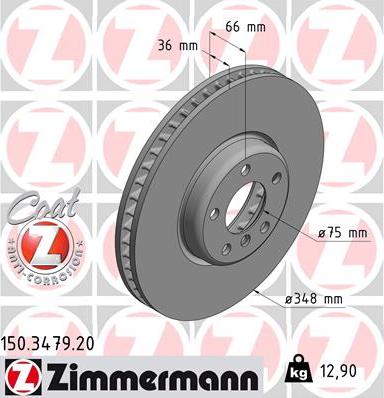 Zimmermann 150.3479.20 - Brake Disc onlydrive.pro