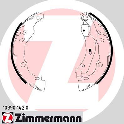 Zimmermann 10990.142.0 - Brake Shoe Set onlydrive.pro