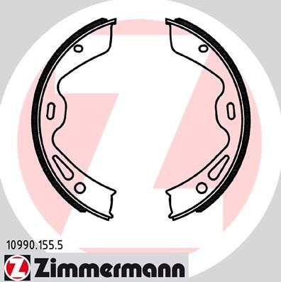 Zimmermann 10990.155.5 - Brake Shoe Set, parking brake onlydrive.pro