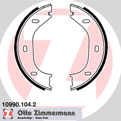 Zimmermann 10990.104.2 - Brake Shoe Set, parking brake onlydrive.pro