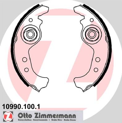 Zimmermann 10990.100.1 - Piduriklotside komplekt onlydrive.pro