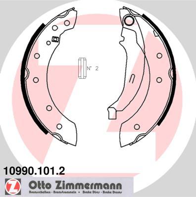 Zimmermann 10990.101.2 - Piduriklotside komplekt onlydrive.pro