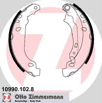 Zimmermann 10990.102.8 - Brake Shoe Set onlydrive.pro