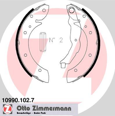 Zimmermann 10990.102.7 - Piduriklotside komplekt onlydrive.pro