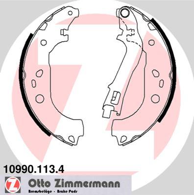 Zimmermann 10990.113.4 - Brake Shoe Set onlydrive.pro