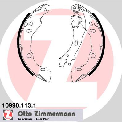 Zimmermann 10990.113.1 - Brake Shoe Set onlydrive.pro