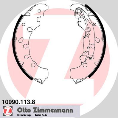 Zimmermann 10990.113.8 - Brake Shoe Set onlydrive.pro