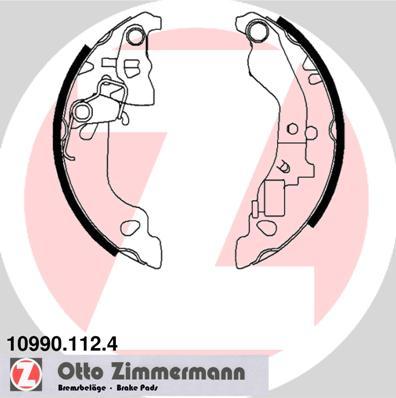 Zimmermann 10990.112.4 - Brake Shoe Set onlydrive.pro