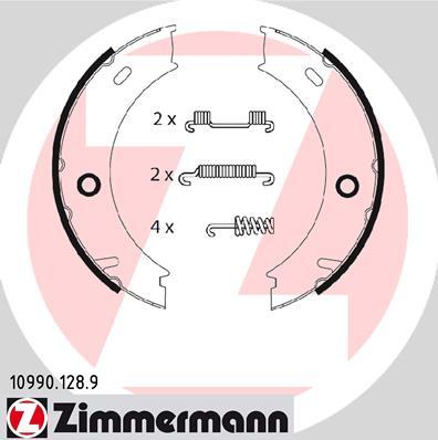 Zimmermann 10990.128.9 - Комплект тормозов, ручник, парковка onlydrive.pro