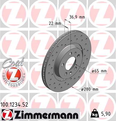 Zimmermann 100.1234.52 - Jarrulevy onlydrive.pro